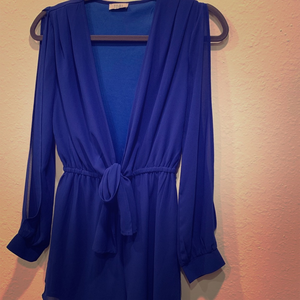 Plunging V-Cut Romper